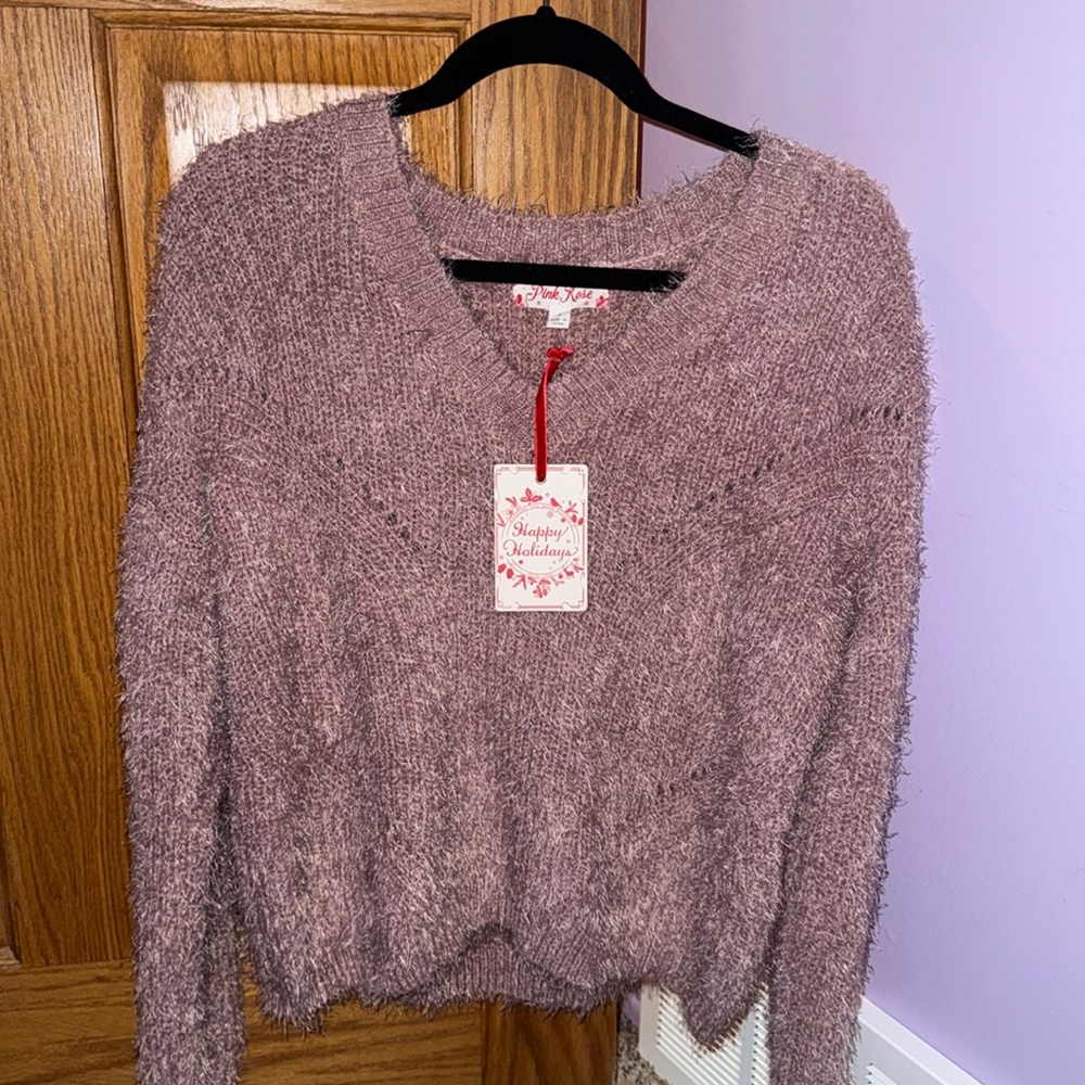 Pink sweater, brand new